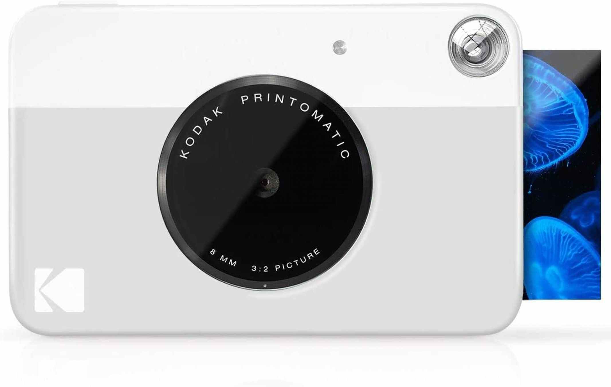 Kodak Printomatic Instant Print CameraCamerasCapture and Print All the Fun in an Instant The Kodak Printomatic camera instantly and automatically prints high-quality, full color photos with point-and-shoot ease. The camera uses Kodak Zink Photo Paper, so